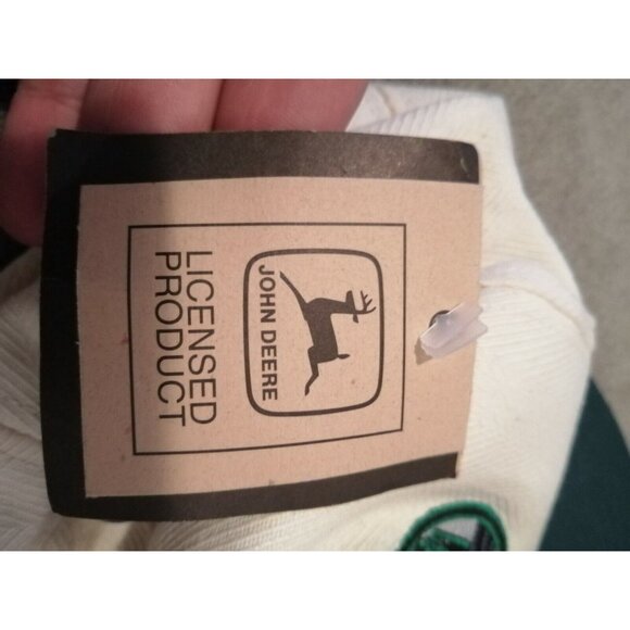 Vintage JOHN DEERE 5C Series Combines Snapback Snap Back Hat - Picture 3 of 4